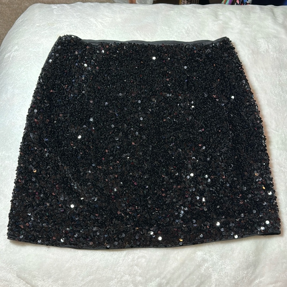 H&M sequin sparkling mini skirt